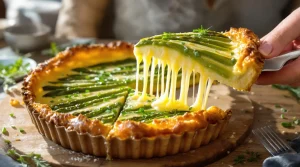 Cette tarte printanière au morbier, prête en moins de 15 min, est ma nouvelle obsession