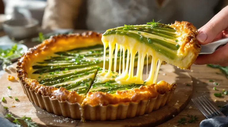 Cette tarte printanière au morbier, prête en moins de 15 min, est ma nouvelle obsession Cette tarte printanière au morbier, prête en moins de 15 min, est ma nouvelle obsession