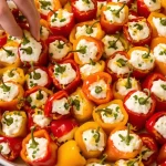 J’ai apporté un plateau de mini poivrons farcis : mes invités n’ont parlé que de ça à l’apéro