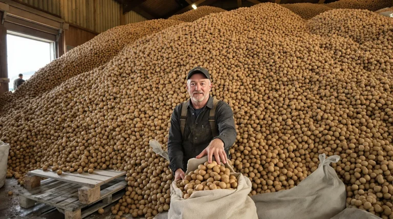 Pas-de-Calais : un agriculteur offre gratuitement ses pommes de terre invendues au lieu de les jeter