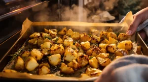 Pommes de terre au four : j’utilise cette astuce toute simple pour les rendre bien croustillantes